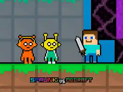 Spēle Sprunki vs MCCraft online
