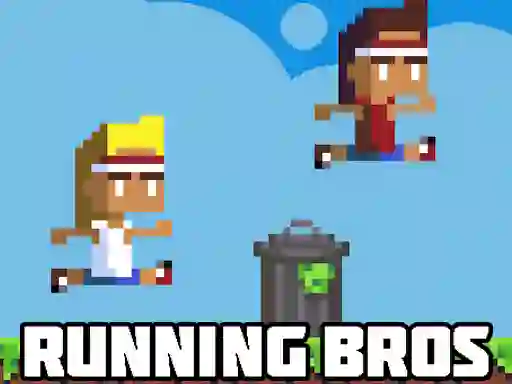 Spēle Retro Running Bros online