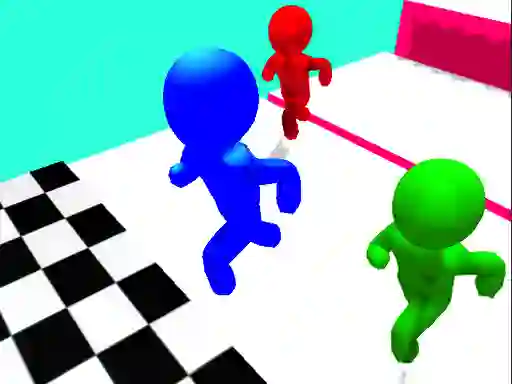 Spēle Stickman Race 3D online