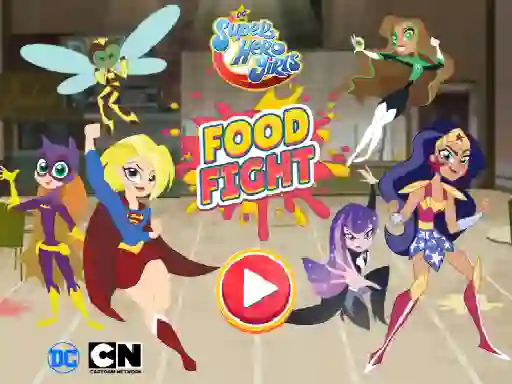 Spēle DC Super Hero Girls Food Fight online