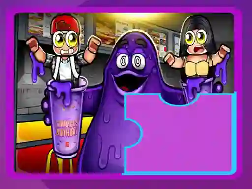 Spēle Grimace Shake Puzzle online