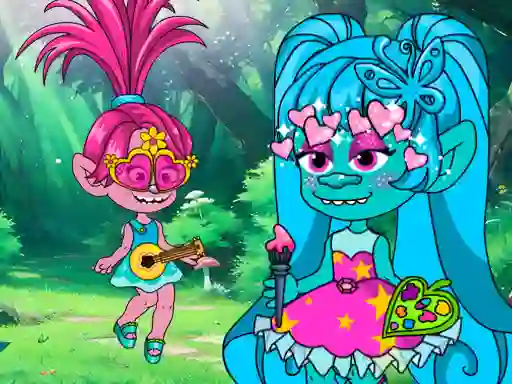 Spēle Chibi Troll Fashion Maker online