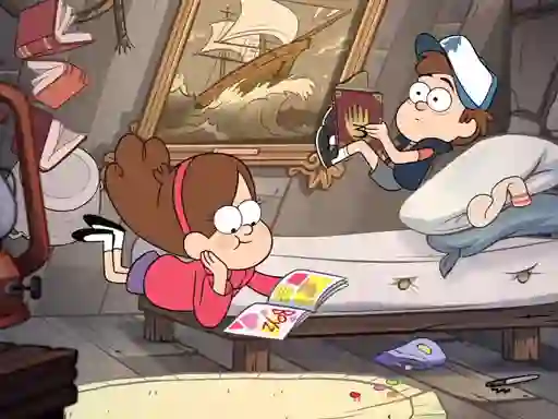 Spēle Gravity Falls Slide online