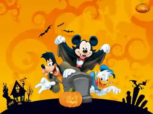 Spēle Disney Halloween Jigsaw Puzzle online