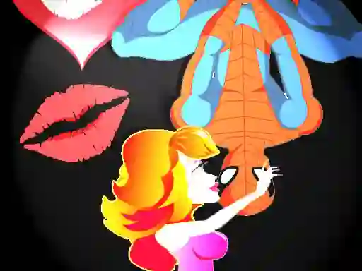 Spēle Spiderman Kiss online