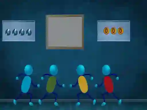 Spēle Blue house escape online