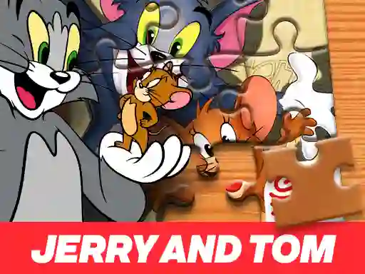 Spēle Jerry and Tom Jigsaw Puzzle online