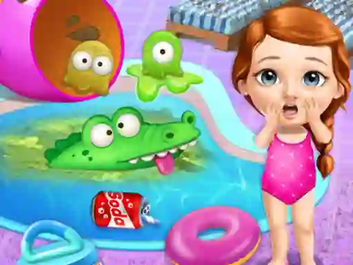 Spēle Sweet Baby Hotel Cleanup online