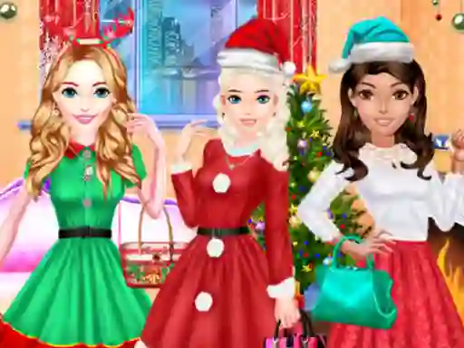 Spēle Fashion Girls Christmas Party online