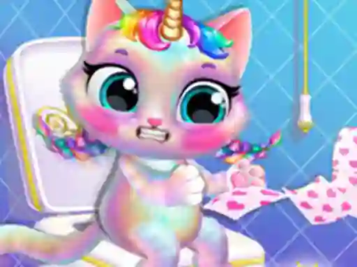 Spēle Twinkle My Unicorn Cat Princess Caring online