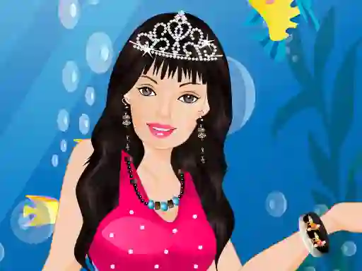 Spēle Barbie Mermaid Dressup online