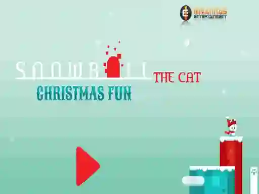 Spēle Snowball The Cat Christmas Fun online