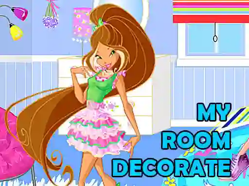 Spēle Winx Room Decorate online