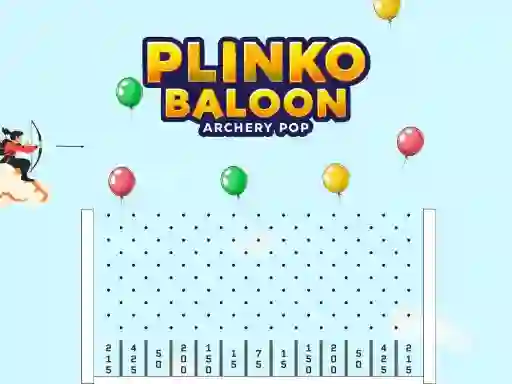 Spēle Plinko Ballon Archery Pop online