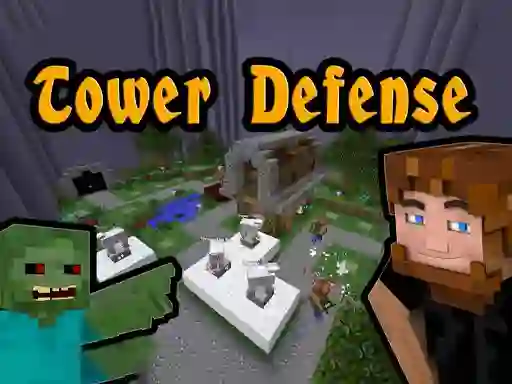 Spēle Minecraft Tower Defense online