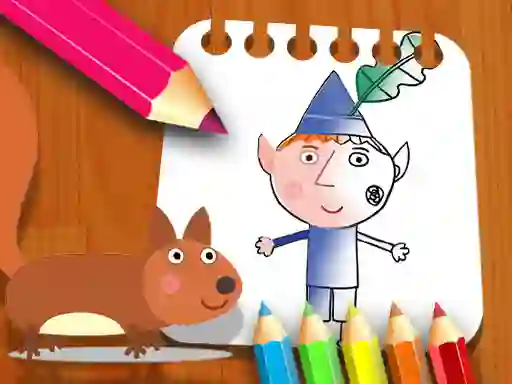 Spēle Ben Hollys Coloring Book online