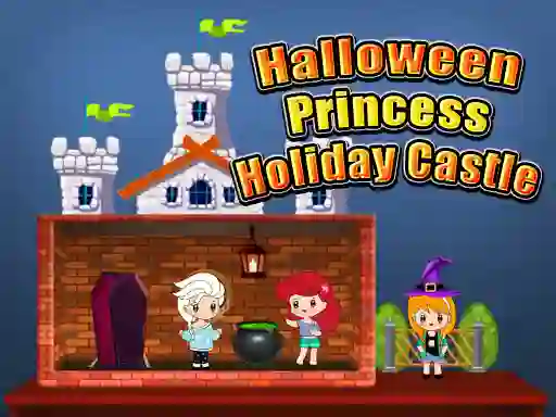 Spēle Halloween Princess Holiday Castle online