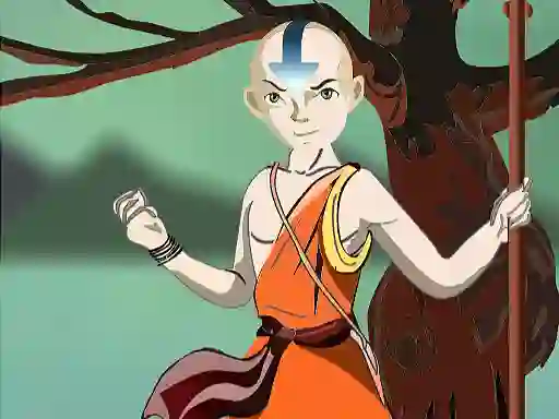 Spēle Avatar Aang DressUp online