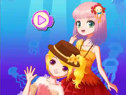 Spēle Mermaid Princess Dress Up Salon online