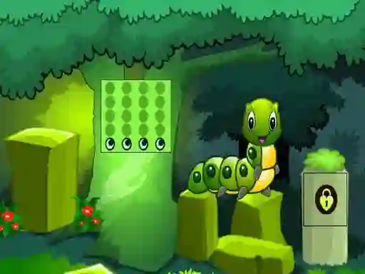 Spēle Caterpillar Forest Escape online