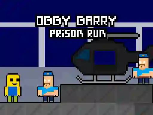 Spēle Obby Barry Prison Run online