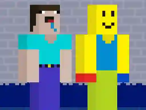 Spēle NoobLOX Rainbow Friends online