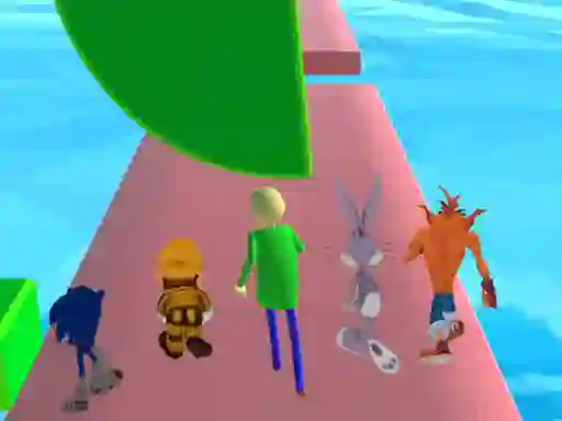 Spēle Fun Race 3D baldi's basics online