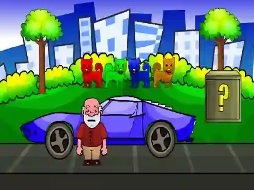 Spēle Find The Old Man's Car Key online