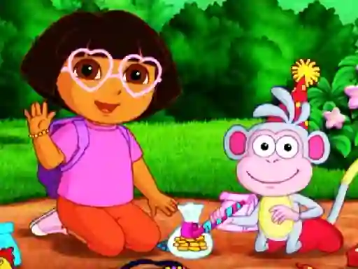 Spēle Dora Kids Puzzles online
