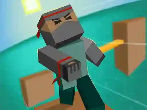 Spēle Blocky Parkour Ninja online