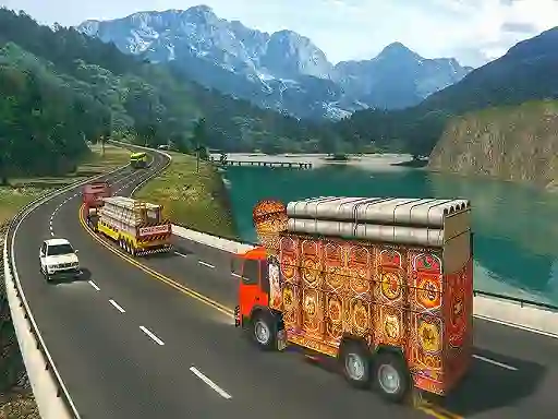 Spēle Indian Cargo Truck Gwadar Port Game online