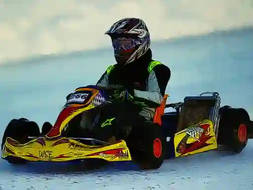 Spēle Kart Racing Jigsaw online