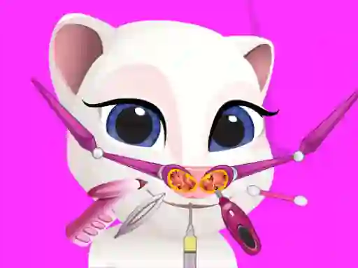 Spēle Little Angela Nose Doctor online