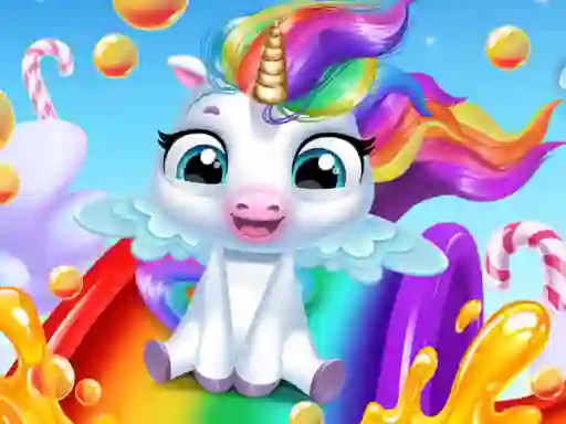 Spēle Glitter Unicorn Dress Up Girls online