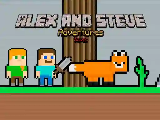 Spēle Alex and Steve Adventures Saves online