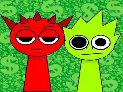 Spēle Sprunki Money Stack Incredibox online