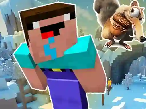 Spēle Noob Parkour: Snow Age online