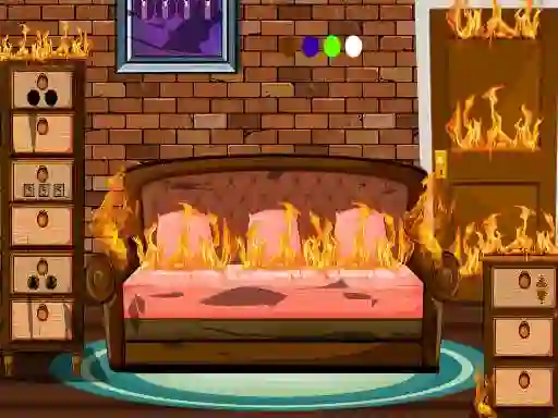 Spēle Fired House Escape online