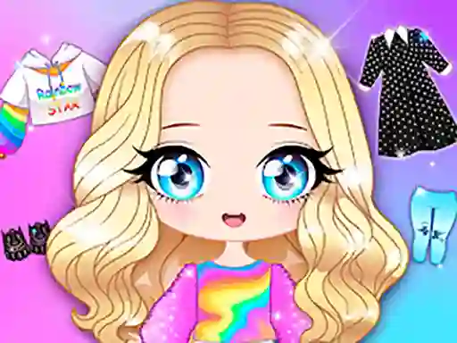 Spēle Chibi Beauty Salon Dress Up And Spa online