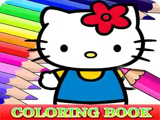 Spēle Coloring Book for Hello Kitty online