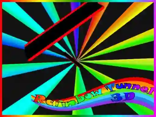 Spēle Rainbow Tunnel 3D online