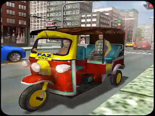 Spēle Tuk Tuk City Driver 3D online