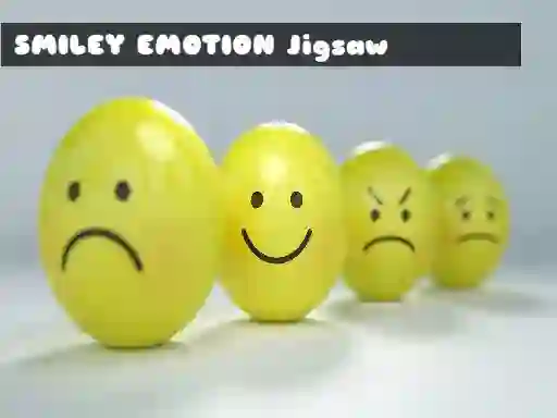 Spēle Smiley Emotion jigsaw online