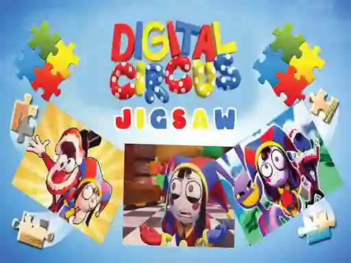 Spēle Digital Circus JigSaw online