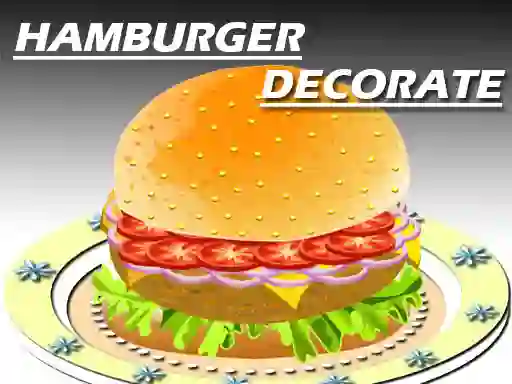 Spēle Hamburger Decorating online