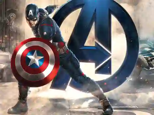 Spēle Captain American Jigsaw Puzzle online
