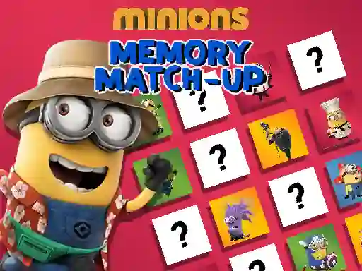 Spēle Minions Memory Match Up online