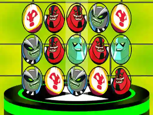 Spēle Ben 10 Match 3 Aliens online