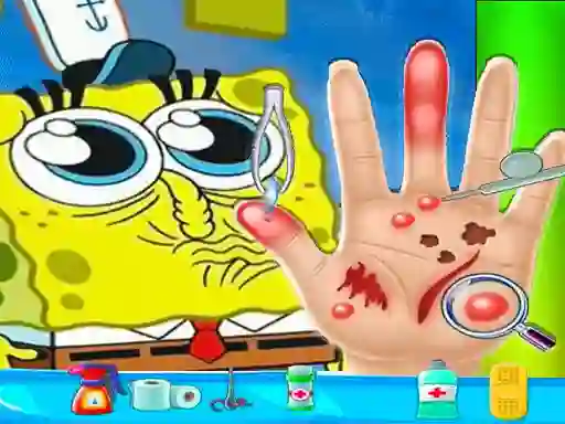 Spēle Spongebob Hand Doctor online
