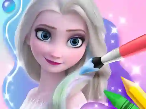 Spēle Coloring Book For Elsa online